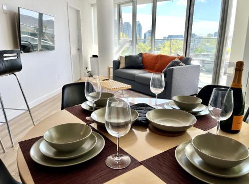 2 Bedroom ,2 Full Bathrooms, 500sf Private Terrace Deck, Office, Pool, Sauna, Hot Tub, EV Parking
