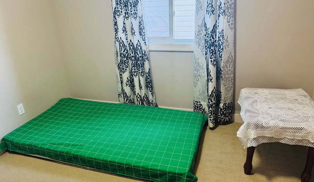 2 Bedroom with shared washroom