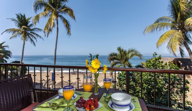 2 BR beachfront condo with full ocean view