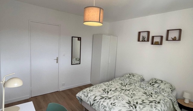 2 chic and spacious bedrooms in a 99m2 apartment