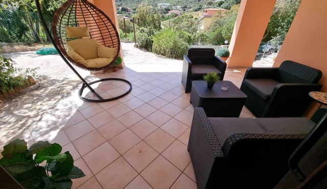 2 DOUBLE BEDS, MINI FRIDGE, COFFEE MACHINE, MICROWAVE OVEN, TABLE.