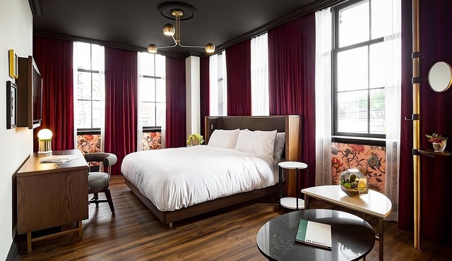2 Elegant Corner King Retreat with Rooftop Bar & Coffeehouse