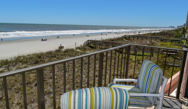 2 night minimum. Discounts all year. 1 bedroom oceanfront. Great location. Pool.