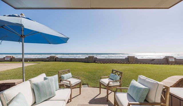 2 Parking Spaces! Absolute Beach Front Ground Level D29 North Coast Village