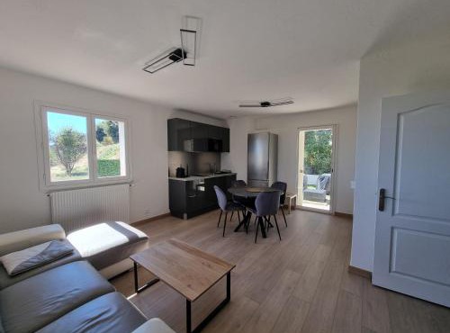 2 pièces avec jardin vue mer