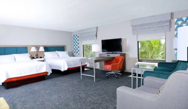 2 Queen Studio Suite with Sofa Bed, Breakfast and Fitness Center