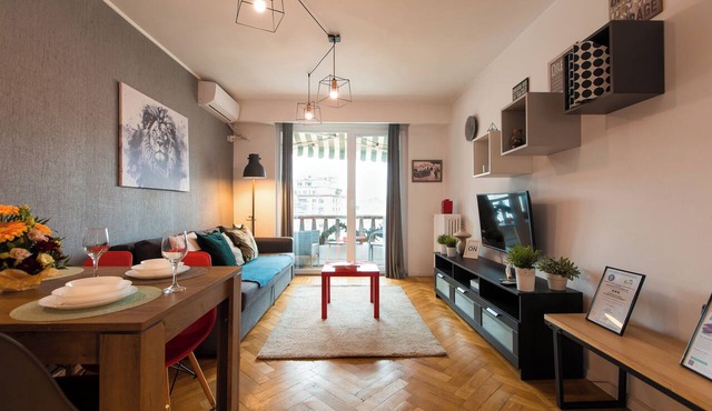 2 rooms with 2 balcony, perfectly formed!