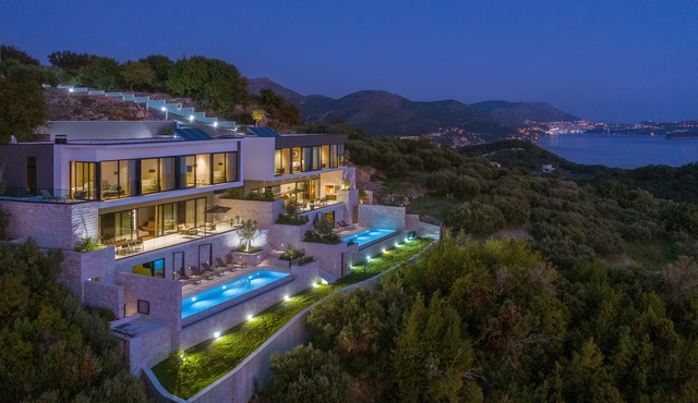 2 Villas with Amazing views of the Adriatic Sea and Elafiti islands