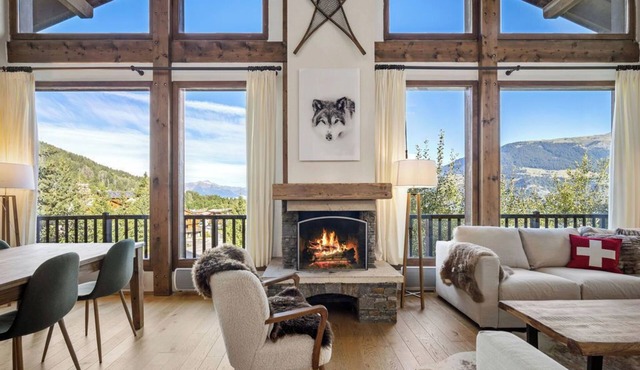 200m ski slopes-Chalet Manora -Courchevel La Tania