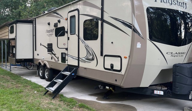 2019 Forest River with 4 slide outs, 2 A/C’s. Huge bunkhouse with 2 slideouts