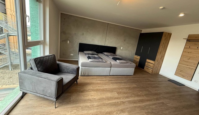 205 - One-room apartment with double bed