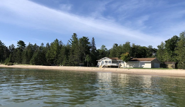 240 Feet of Private Sandy Lake Huron Beach!