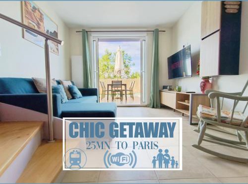 25 min from Paris center - Parking & quiet area