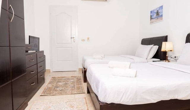 2BR apartment with garden view at Delta Sharm Resort