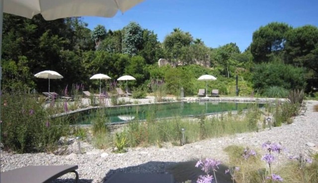 3* apartment for 2 people in a provencal villa with natural pool & free bicycles