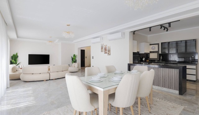 3-bedroom apartment in awesome New Cairo City with AC