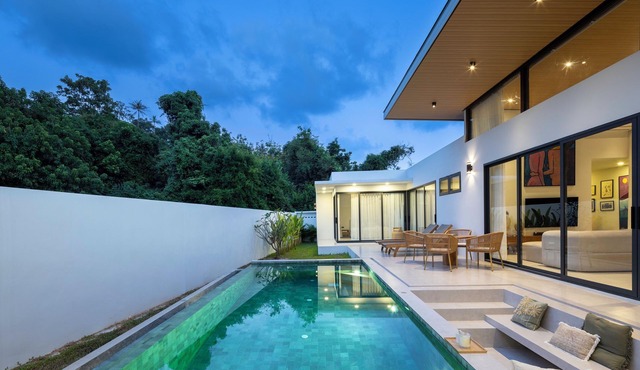 3 Bedroom Spa Pool Villa Near Beach in Tropical Paradise Lamai, Ko Samui