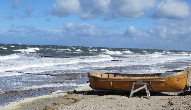 3-room apartment up to 4 pers. + 1 infant up to 7 years - excl. App. Groyne, fireplace, Wi-Fi, 250m to the beach, Waschm.