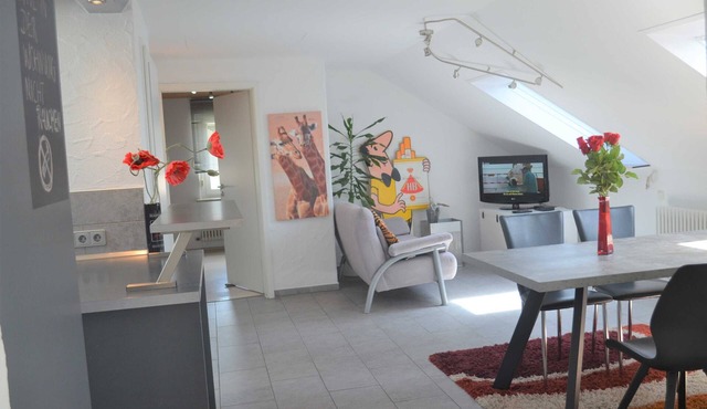 3-room vacation apartment Bechinger, shower/WC, 54 sqm, attic - Haus Bechinger