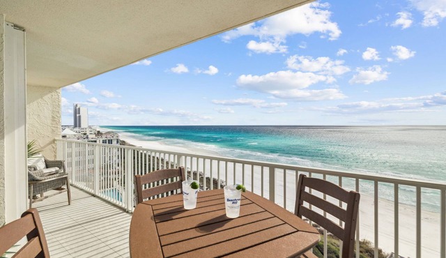 30A! Gulf front private beach with chair service and bikes! Near Seaside!