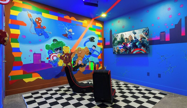 3BR/3BA Villa Private Pool+Themed Room+GameRoom