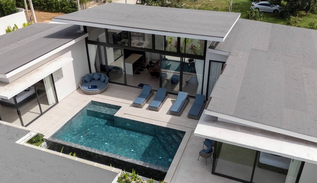 3BR Pool Villa withBBQ Near Beaches V279