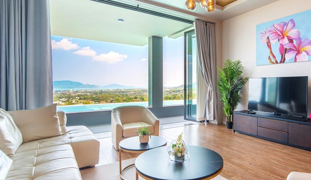 ✨️3BR3B Seaview!Infinity pool!Chef Kitchn! Maid!Concierge! 3 avail for groups!