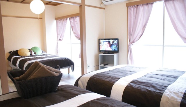 3DoubleBeds Maxp6ppl 5mintoStations - SOLEIL Shinsaibashi/Osaka Ōsaka