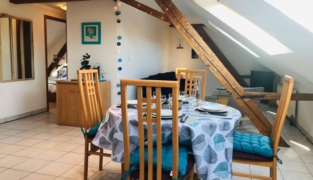3rd Central 1 BR w/3 single beds 45m2 + 5mn from Basel