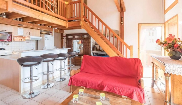 3rd floor, view mountain, balcony, tv, 120m², Serre Chevalier