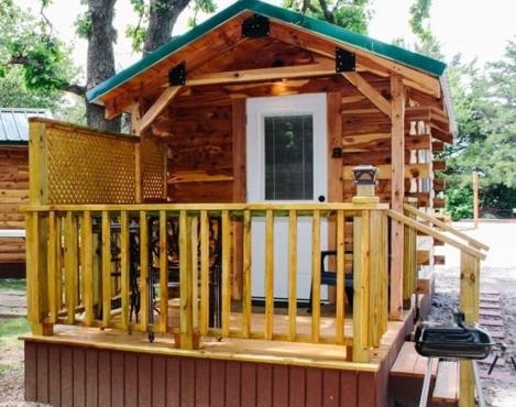 #4 - Amish Log Camping Cabin Walk to the Water