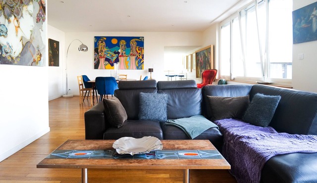 4-bed loft flat, station area - Angers