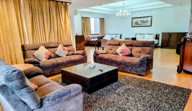 4-bedroom apartment in marvelous City with AC, fitness room