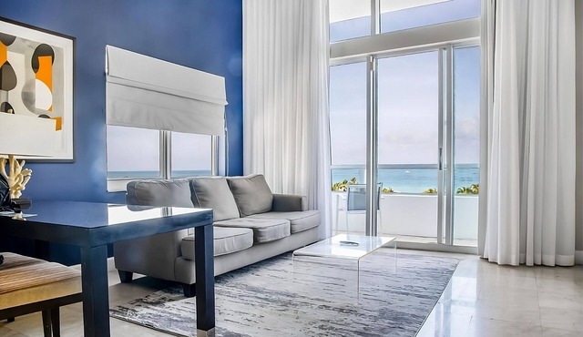 4 Convenient Ocean Front Suites at The Sagamore Hotel South Beach!