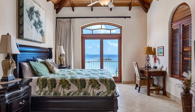 4 Master Suites with King Beds. Exceptional Views. 5 minutes to Cruz Bay.