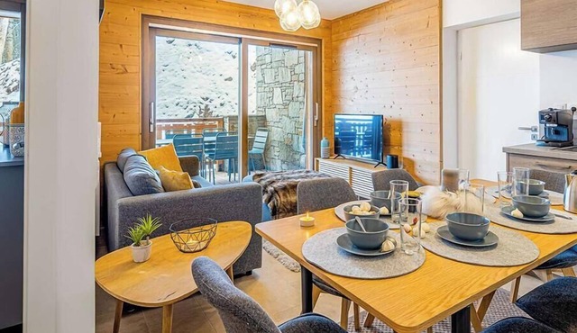 4-person flat - modern, close to the centre and slopes, terrace