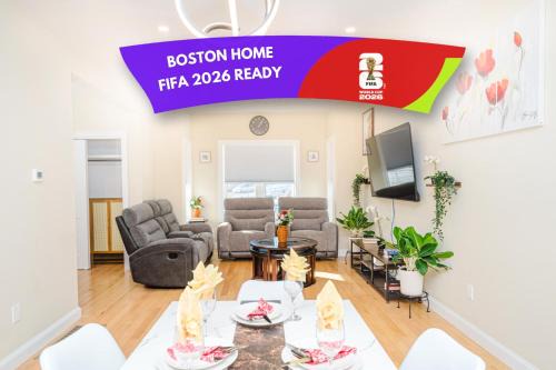 4BR Boston World Cup Base - Cozy & Modern - Near Franklin Park 60-1