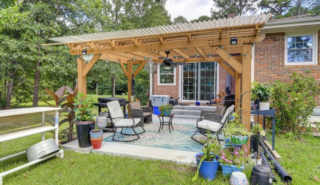 5 Mi to Trilith Studios: Apt w/Furnished Pergola