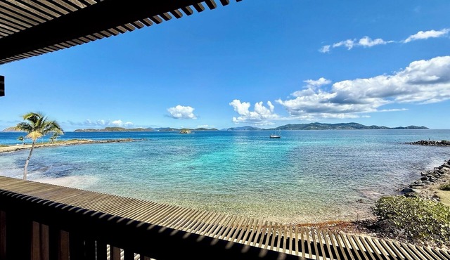 5 ★ “Sapphire SeaView” - Direct Ocean Front at Sapphire Beach Resort & Marina