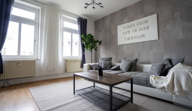5-zi-boho: 2 Schlafzimmer, 7 Gäste, Arbeitsbereich