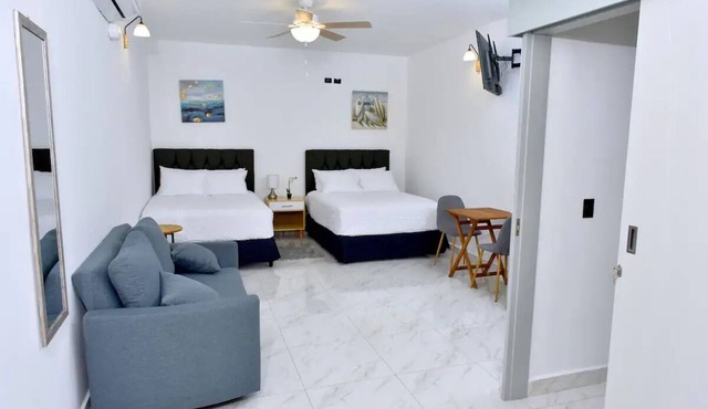 #7/Indoor Studio New/2 Double Bed/WIFI