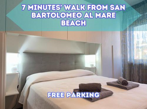 7 min from the sea, close to the historic centre