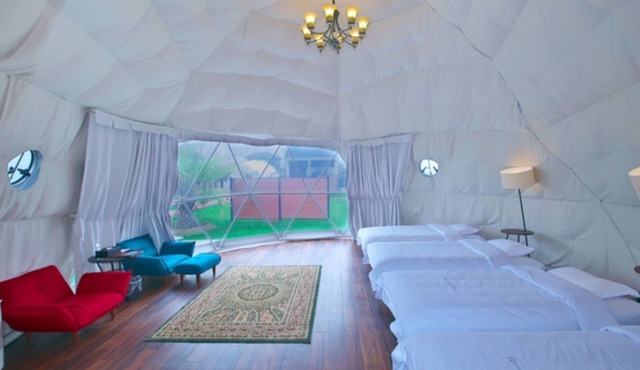 7m dome tent 30 square meters villa house with /Sambu-gun Chiba