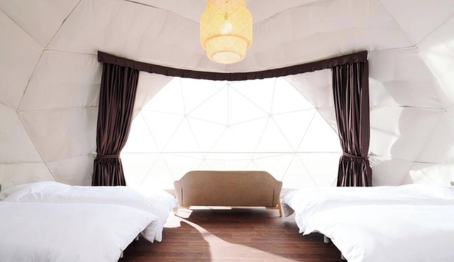 7m Dome Tent B Accommodation only plan4 people/Sanbu District Chiba