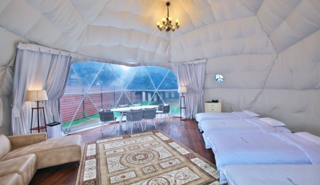 8m dome tent 30 square meters villa house with /Sambu-gun Chiba