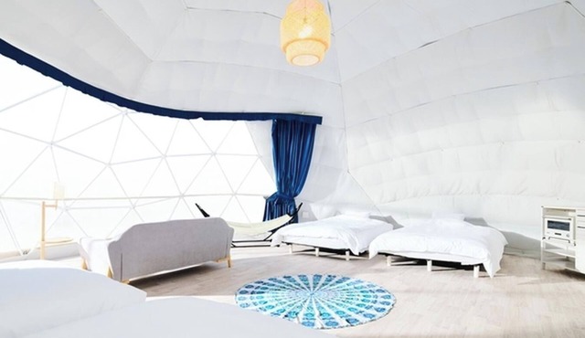 9m Dome Tent C Accommodation only plan3 person/Sanbu District Chiba