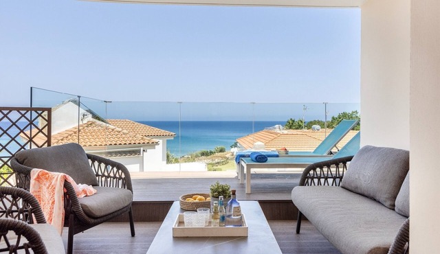 A 2-bedroom, spacious second-floor apartment that can accommodate up to 5 people