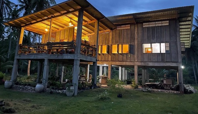 A beachfront rustic home in Lazi, Siquijor.