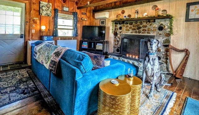A charming cabin with beautiful lake and mountain views!