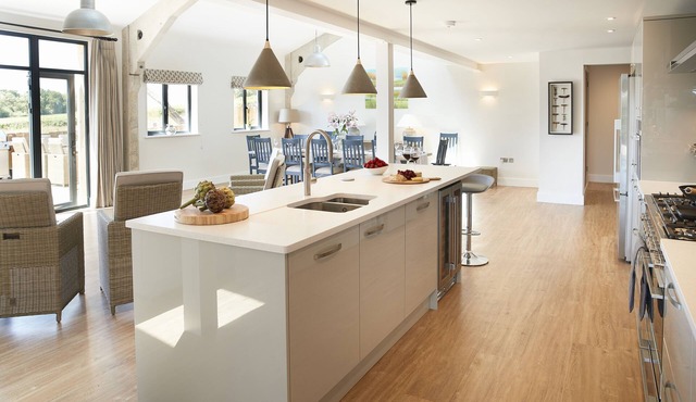 A contemporary barn conversion in an Area of Outstanding Natural Beauty.